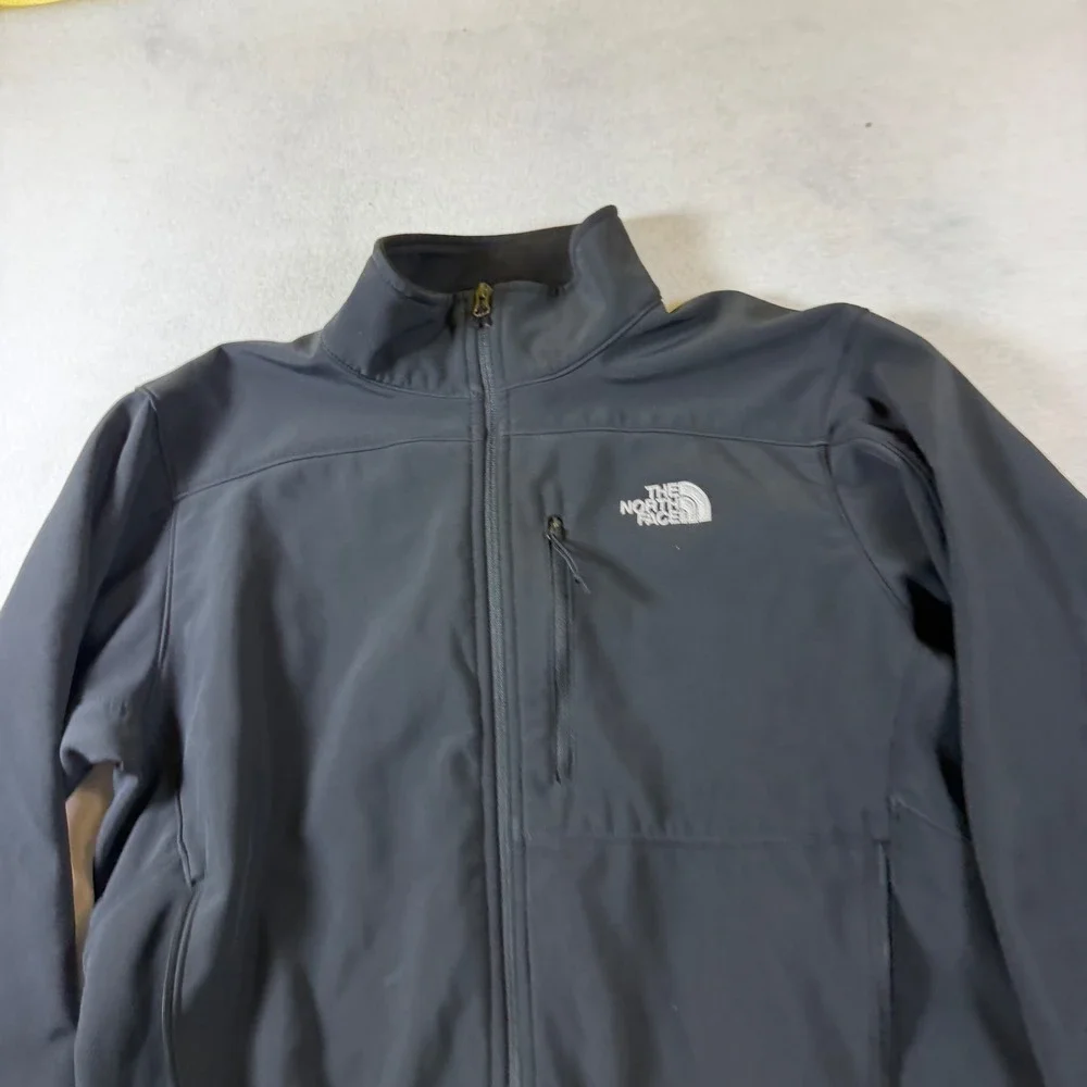 The North Face Mens Apex Bionic Softshell Jacket Black Full Zip Large L NF00C794